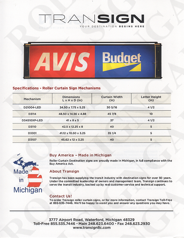 Transign Affordable, Hi-Resolution Roller Curtains (Older brochure) - Back. (Click / tap the X to close.)