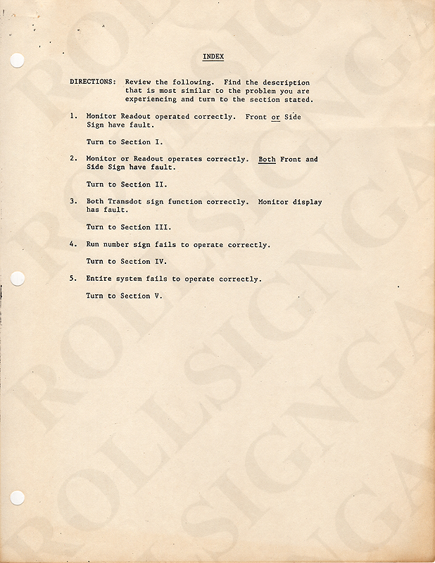Vultron Troubleshooting Guide: Index Page. (Click / tap the X to close.)