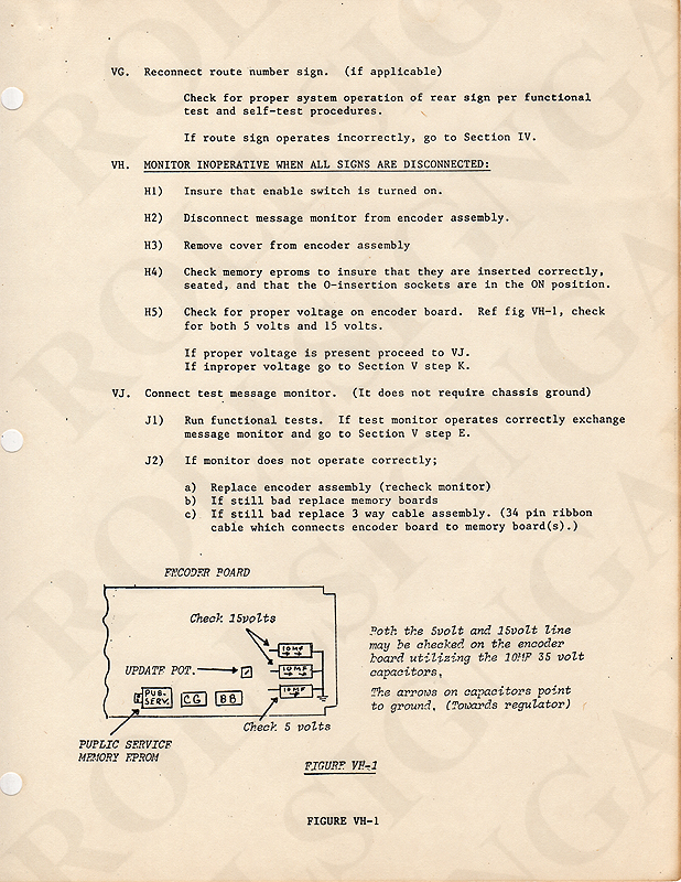 Vultron Troubleshooting Guide: Section 5, Page 2 - Entire Sign System Failure. (Click / tap the X to close.)